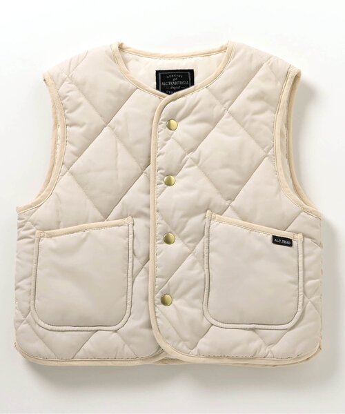 セール】キルティングベスト_マシンウォッシャブル（ベスト）｜apres