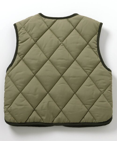 apres les cours(アプレレクール)の「キルティングベスト_マシンウォッシャブル(ベスト・キッズ・アイボリー/カーキ・90/110/130)」の6枚目の写真