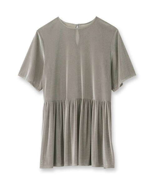 新品 アンタイトル 上質 コットン レースアップブラウス シャツ M ペプラム 楽天市場】ペプラム ブラウス（ブランドアンタイトル）の通販