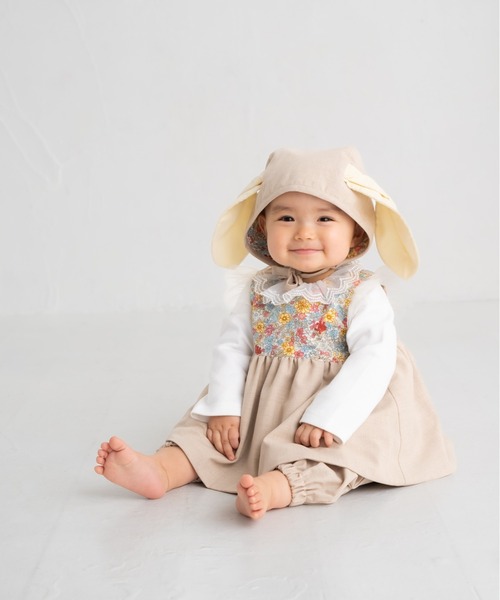 【セール】【リバーシブル】ポプリンストレッチリバーシブルドレススタイ（スタイ/よだれかけ）｜maarook（マルーク） 5,110円