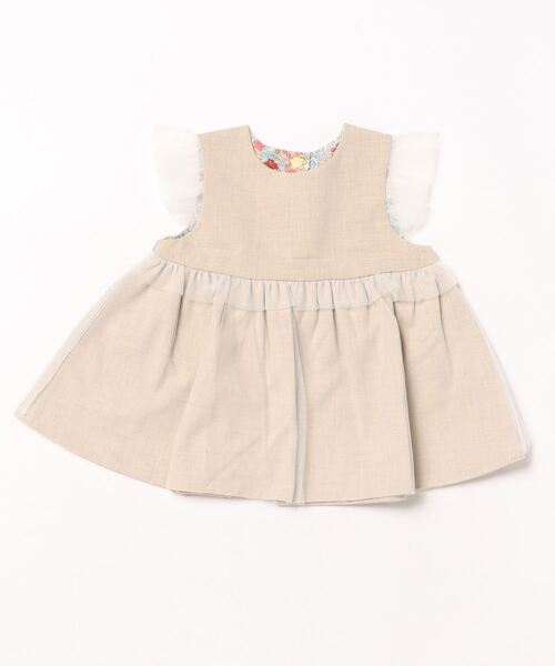 【セール】【リバーシブル】ポプリンストレッチリバーシブルドレススタイ（スタイ/よだれかけ）｜maarook（マルーク）