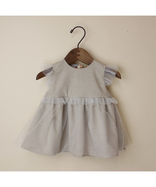 【セール】【リバーシブル】ポプリンストレッチリバーシブルドレススタイ（スタイ/よだれかけ）｜maarook（マルーク）