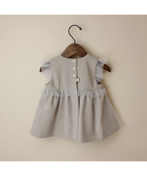 【セール】【リバーシブル】ポプリンストレッチリバーシブルドレススタイ（スタイ/よだれかけ）｜maarook（マルーク）