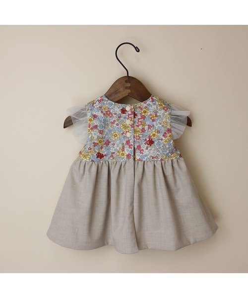 【セール】【リバーシブル】ポプリンストレッチリバーシブルドレススタイ（スタイ/よだれかけ）｜maarook（マルーク）