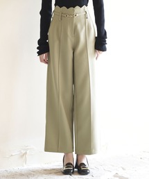 DRESS STAR（ドレス スター）の「スカラップウエストワイドパンツ（その他パンツ）」