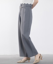 DRESS STAR（ドレス スター）の「スカラップウエストワイドパンツ（その他パンツ）」