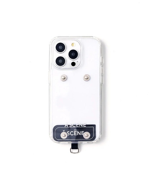toriko　KenKagami iPhone15Proケース　もしもーし KenKagami × A SCENE】【iPhone15】B&C PVC clear case ＜もしも