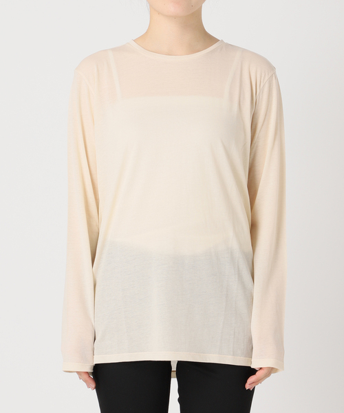 tシャツ 「追加2」クルーネックシアーロングTシャツ レディース JOURNAL STANDARD tシャツ 「追加2」クルーネックシアーロングT
