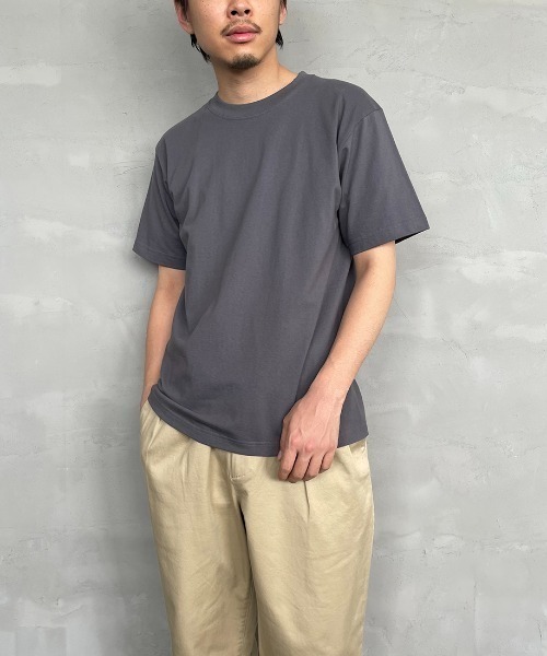 HANES（ヘインズ）の「[HANES/ヘインズ] BEEFY ショートスリーブパックTシャツ（Tシャツ/カットソー・レディース・ホワイト/レッド/ベージュ/ネイビー/パープル/グレー/ダークグリーン/ブラック/オリーブ/ダークグレー・L/XL/S/XS/M）」の20枚目の写真