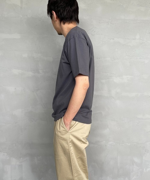 HANES（ヘインズ）の「[HANES/ヘインズ] BEEFY ショートスリーブパックTシャツ（Tシャツ/カットソー・レディース・ホワイト/レッド/ベージュ/ネイビー/パープル/グレー/ダークグリーン/ブラック/オリーブ/ダークグレー・L/XL/S/XS/M）」の21枚目の写真