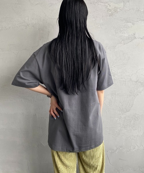 HANES（ヘインズ）の「[HANES/ヘインズ] BEEFY ショートスリーブパックTシャツ（Tシャツ/カットソー・レディース・ホワイト/レッド/ベージュ/ネイビー/パープル/グレー/ダークグリーン/ブラック/オリーブ/ダークグレー・L/XL/S/XS/M）」の14枚目の写真