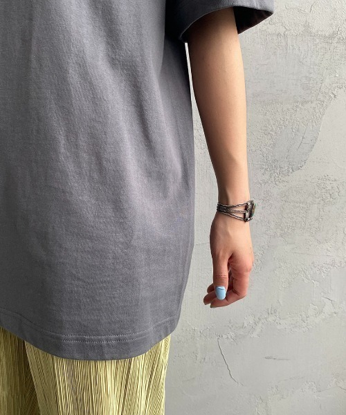 HANES（ヘインズ）の「[HANES/ヘインズ] BEEFY ショートスリーブパックTシャツ（Tシャツ/カットソー・レディース・ホワイト/レッド/ベージュ/ネイビー/パープル/グレー/ダークグリーン/ブラック/オリーブ/ダークグレー・L/XL/S/XS/M）」の19枚目の写真