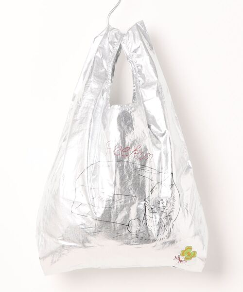 PAUL & JOE ACCESSOIRES(ポールアンドジョーアクセソワ)の「【PAUL & JOE ACCESSOIRES /ポール アンド ジョー アクセソワ 】 エコバッグ・メタリック(S)(トートバッグ・レディース・ゴールド/パープル/シルバー・FREE)」の7枚目の写真