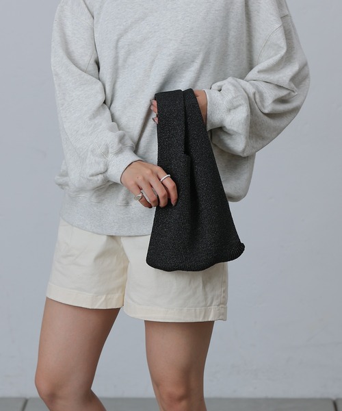 COLONY 2139（コロニートゥーワンスリーナイン）の「ラメマルシェバッグ（ハンドバッグ・レディース・シルバー/ブラック・FREE）」の6枚目の写真