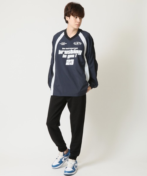 ARCADE（アーケード）の「選べるデザイン！ジョガーパンツ 無地 一本ライン 二本ライン トラックパンツ（スウェットパンツ・メンズ・ブラック系1/ブラック系/ブラック系2・M/L/LL）」の11枚目の写真