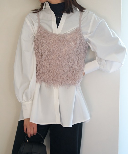 amel ビスチェ RE ARRIVAL】 tulle peplum bustier amel