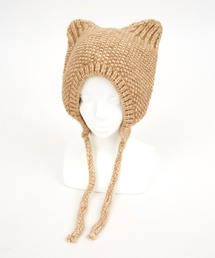 an meets zakka | an meets zakka ネコ耳イヤーフラップニットキャップ(ニットキャップ/ビーニー)