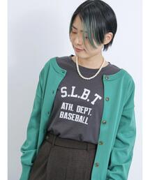 Samansa Mos2 blue | 【マシンウォッシャブル】スポンジニット2wayカーディガン(カーディガン/ボレロ)