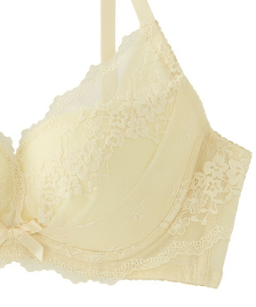 ブラショーツセット】リフト カシュクールレース脇高ブラ(R