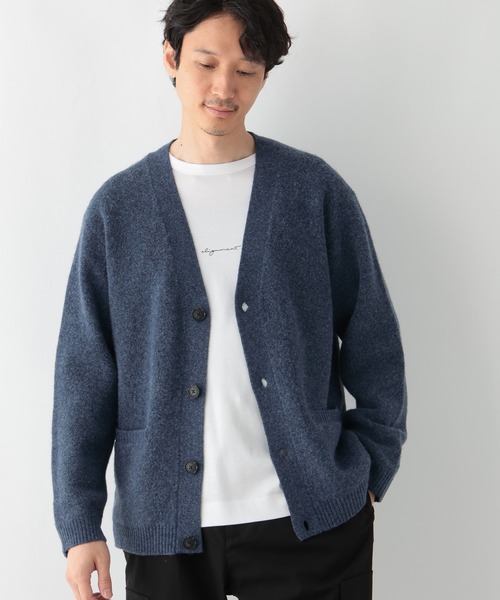 GLOBAL WORK(グローバルワーク)の「フワフワHug meカーディガン/M/116333(カーディガン/ボレロ・メンズ・ネイビー/チャコール/グレイッシュベージュ/ブラック/ブルー/ブラック系その他・MEDIUM/SMALL/X-LARGE/LARGE)」の6枚目の写真