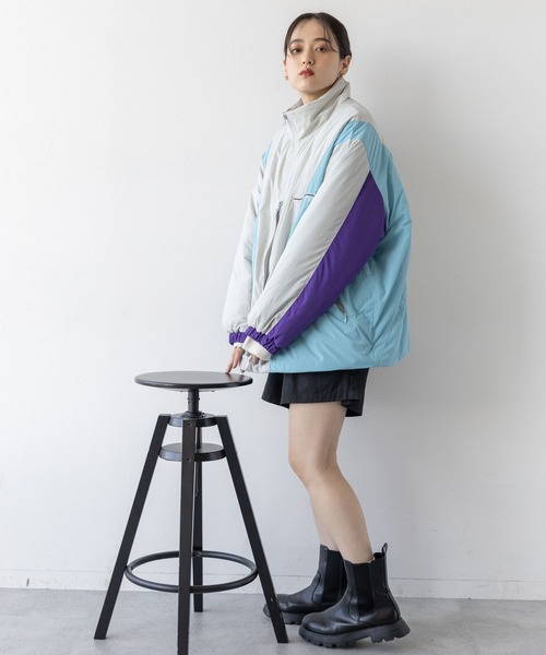 RAGEBLUE(レイジブルー)の「<AIRTHERMAL/高機能中綿>スキーブルゾン(ダウンジャケット/コート・レディース・ホワイト系/グレー系/ネイビー系・FREE)」の9枚目の写真