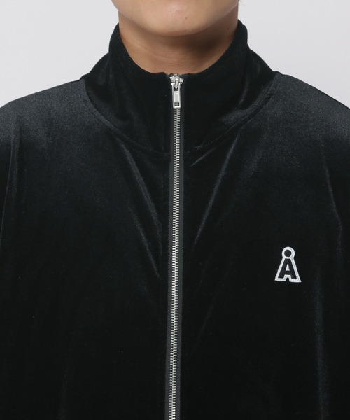ALAND（エーランド）の「【UNISEX】ALAND／ベロアZIPジャージ（ジャージ・レディース・チャコール/ブラック・SMALL/LARGE）」の11枚目の写真