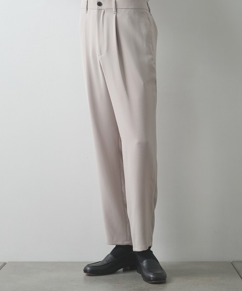 STUDIOUS(ステュディオス)の「【STUDIOUS】STAR FLEX TAPERD PANTS/シワになりにくい/ウエスト調整可能(スラックス・メンズ・ブラック/ライトベージュ・1/2)」の20枚目の写真