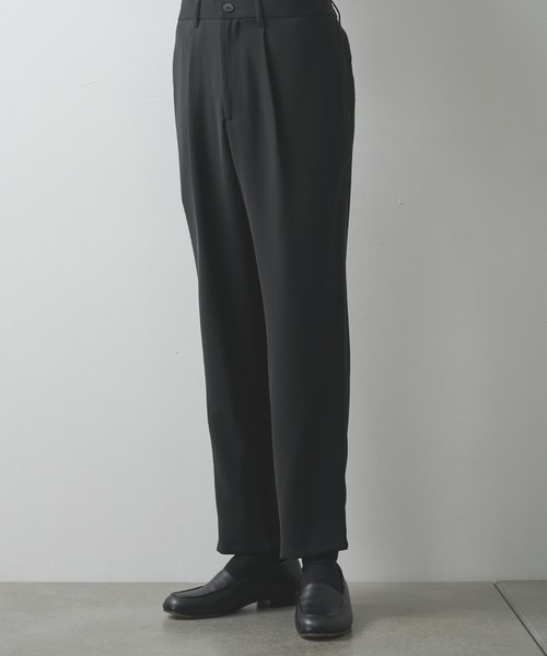 STUDIOUS(ステュディオス)の「【STUDIOUS】STAR FLEX TAPERD PANTS/シワになりにくい/ウエスト調整可能(スラックス・メンズ・ブラック/ライトベージュ・1/2)」の15枚目の写真