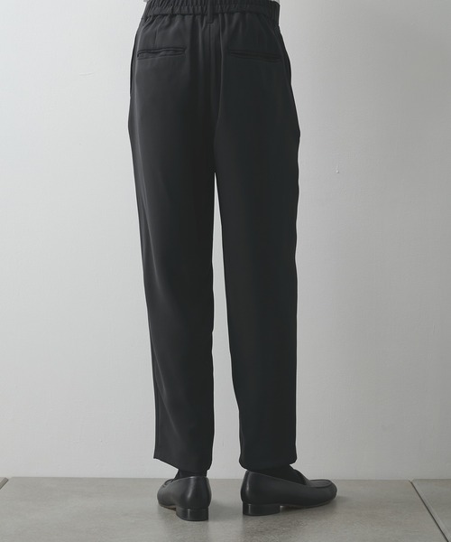 STUDIOUS(ステュディオス)の「【STUDIOUS】STAR FLEX TAPERD PANTS/シワになりにくい/ウエスト調整可能(スラックス・メンズ・ブラック/ライトベージュ・1/2)」の17枚目の写真