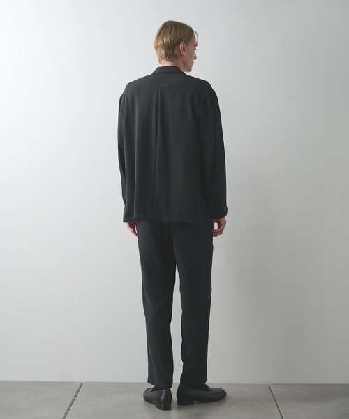 STUDIOUS(ステュディオス)の「【STUDIOUS】STAR FLEX TAPERD PANTS/シワになりにくい/ウエスト調整可能(スラックス・メンズ・ブラック/ライトベージュ・1/2)」の19枚目の写真