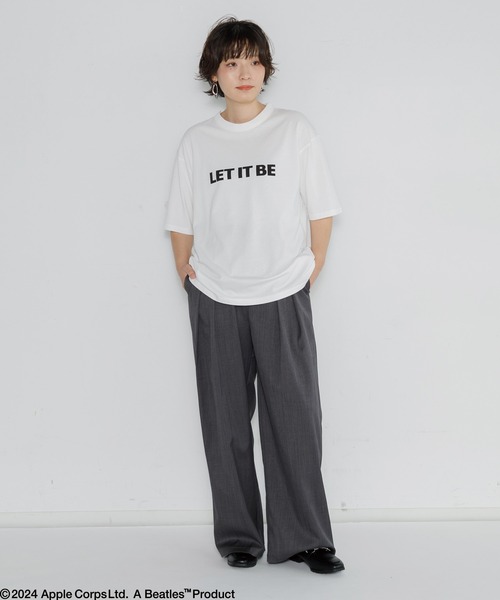 AMERICAN RAG CIE(アメリカンラグシー)の「【MEN , WOMEN】THE BEATLES LET IT BE TEE(Tシャツ/カットソー・メンズ・ライトグレー/ホワイト/ブラック・S/L/M)」の7枚目の写真