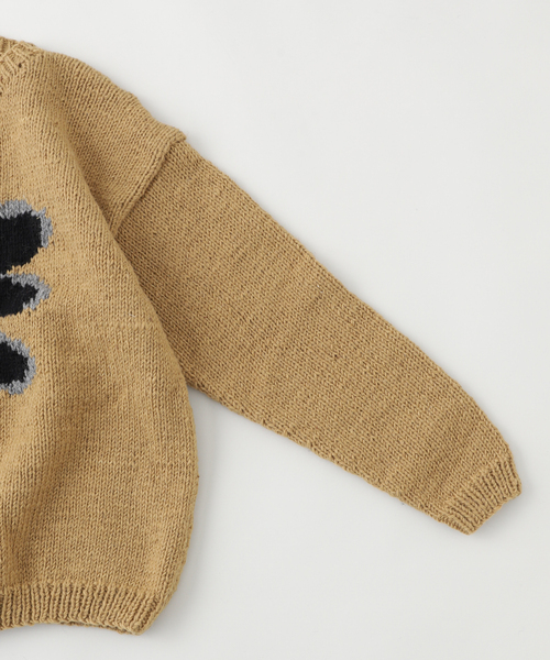 MacMahon Knitting Mills 】 +【Niche.】 Crew Neck Knit-Flower