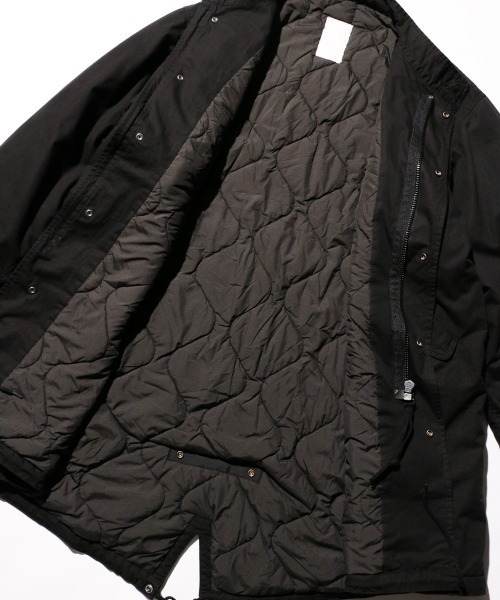 MILITARY（ミリタリー）の「【MADE IN STANDARD / メイドインスタンダード】M65 FISHTAIL JACKET（モッズコート・メンズ・オリーブ/ブラック・LARGE/MEDIUM/SMALL）」の11枚目の写真
