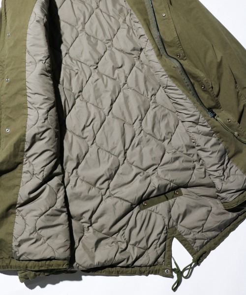 MILITARY（ミリタリー）の「【MADE IN STANDARD / メイドインスタンダード】M65 FISHTAIL JACKET（モッズコート・メンズ・オリーブ/ブラック・LARGE/MEDIUM/SMALL）」の18枚目の写真