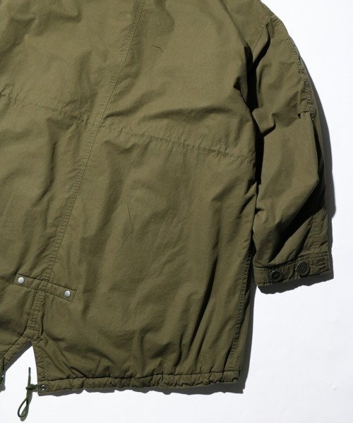 MILITARY（ミリタリー）の「【MADE IN STANDARD / メイドインスタンダード】M65 FISHTAIL JACKET（モッズコート・メンズ・オリーブ/ブラック・LARGE/MEDIUM/SMALL）」の20枚目の写真