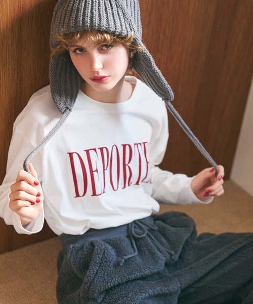 coca（coca）（コカ）の「【WEB限定セール】テールカットアソートプリント コットンロンT（Tシャツ/カットソー・レディース・B/A/D/C・M/L）」の22枚目の写真