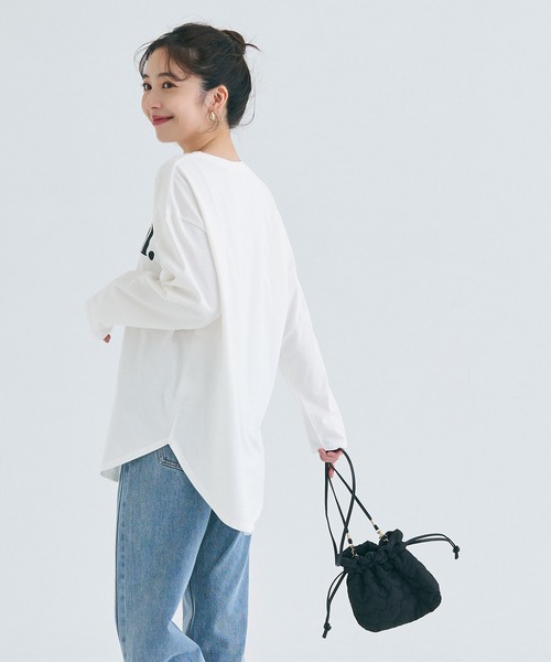 coca（coca）（コカ）の「【WEB限定セール】テールカットアソートプリント コットンロンT（Tシャツ/カットソー・レディース・B/A/D/C・M/L）」の15枚目の写真