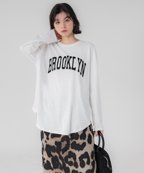 coca（coca）（コカ）の「【WEB限定セール】テールカットアソートプリント コットンロンT（Tシャツ/カットソー・レディース・B/A/D/C・M/L）」の10枚目の写真