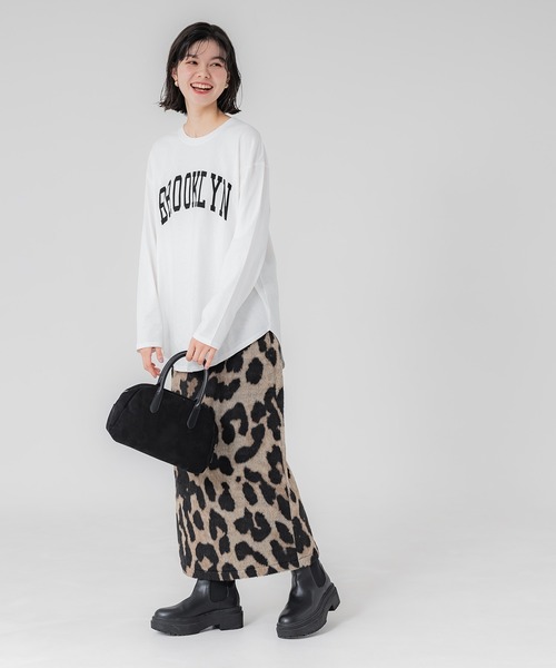 coca（coca）（コカ）の「【WEB限定セール】テールカットアソートプリント コットンロンT（Tシャツ/カットソー・レディース・B/A/D/C・M/L）」の9枚目の写真