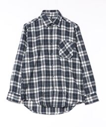 「INASTUDIOS SELECT」メンズライク ビッグシルエット ネルチャックシャツ レディース