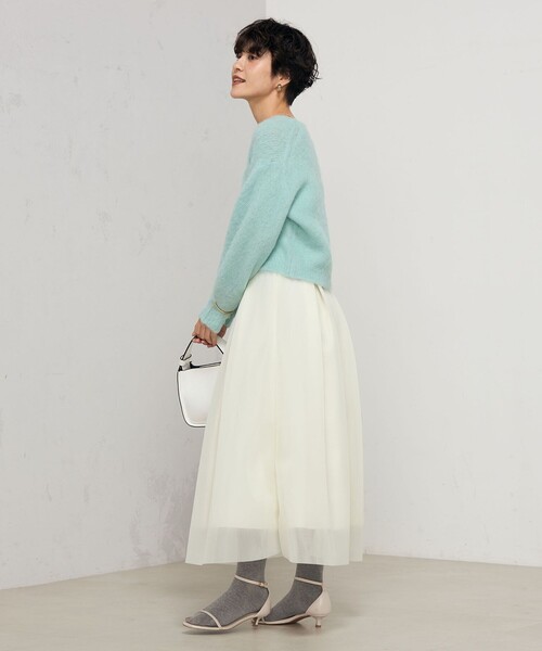 NOLLEY's/ ウォッシャブルシアーダンボールタックスカート NOLLEY'S（ノーリーズ）の「ウォッシャブルシアーダンボール