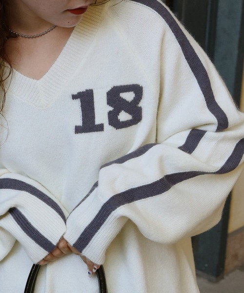 MM6 - MM6 アイコンライン オーバーサイズ カシミア混 ニット セーター チュニック MM6 - MM6 MAISON MARGIELA オーバーサイズ ニットセーターの