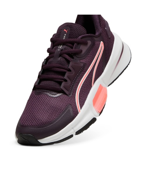 PUMA(プーマ)の「PUMA プーマ ウィメンズ トレーニング パワーフレーム 3 シューズ(スニーカー・レディース・プラム/グレー系その他/ブラック系その他・22.5cm/23.5cm/24.0cm/25.0cm/24.5cm/23.0cm/22.0cm/25.5cm)」の22枚目の写真