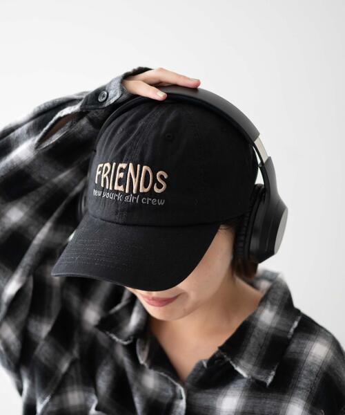 WEGO（ウィゴー）の「WEGO/FRIENDSロゴキャップ（キャップ・レディース・ブラック・FREE）」の2枚目の写真