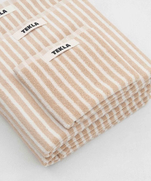 TEKLA（テクラ）の「【TEKLA】 Terry Towels Striped (Washcloth)（ハンカチ/ハンドタオル・レディース・ベージュ/ピンク/グリーン/ブルー系その他/ワイン/ブラック系その他2/ブルー系その他2/ブルー系その他4/チャコールグレー/ダークグリーン/ホワイト系その他/ミント/カーキ/イエロー/ブラウン系その他/ブルー系その他3/ブルー系その他6/ブラック/ピンク系その他2/グリーン系その他/キャメル/イエロー系その他3/ボルドー/ライトグレー・FREE）」の8枚目の写真