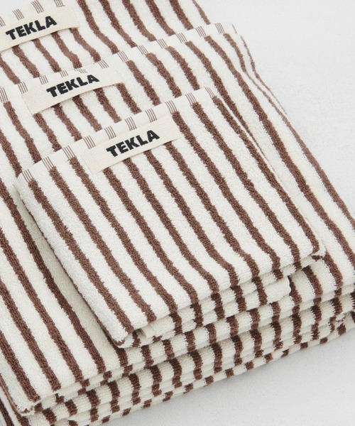 TEKLA（テクラ）の「【TEKLA】 Terry Towels Striped (Washcloth)（ハンカチ/ハンドタオル・レディース・ベージュ/ピンク/グリーン/ブルー系その他/ワイン/ブラック系その他2/ブルー系その他2/ブルー系その他4/チャコールグレー/ダークグリーン/ホワイト系その他/ミント/カーキ/イエロー/ブラウン系その他/ブルー系その他3/ブルー系その他6/ブラック/ピンク系その他2/グリーン系その他/キャメル/イエロー系その他3/ボルドー/ライトグレー・FREE）」の7枚目の写真