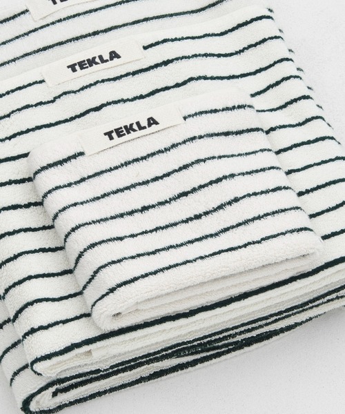 TEKLA（テクラ）の「【TEKLA】 Terry Towels Striped (Washcloth)（ハンカチ/ハンドタオル・レディース・ベージュ/ピンク/グリーン/ブルー系その他/ワイン/ブラック系その他2/ブルー系その他2/ブルー系その他4/チャコールグレー/ダークグリーン/ホワイト系その他/ミント/カーキ/イエロー/ブラウン系その他/ブルー系その他3/ブルー系その他6/ブラック/ピンク系その他2/グリーン系その他/キャメル/イエロー系その他3/ボルドー/ライトグレー・FREE）」の11枚目の写真