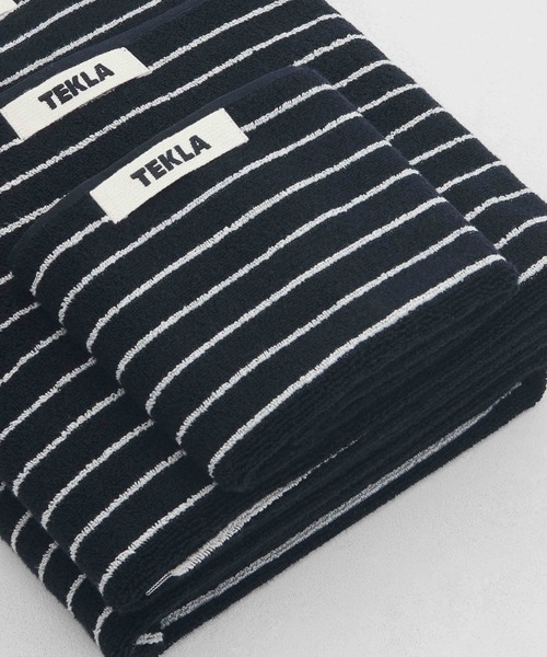 TEKLA（テクラ）の「【TEKLA】 Terry Towels Striped (Washcloth)（ハンカチ/ハンドタオル・レディース・ベージュ/ピンク/グリーン/ブルー系その他/ワイン/ブラック系その他2/ブルー系その他2/ブルー系その他4/チャコールグレー/ダークグリーン/ホワイト系その他/ミント/カーキ/イエロー/ブラウン系その他/ブルー系その他3/ブルー系その他6/ブラック/ピンク系その他2/グリーン系その他/キャメル/イエロー系その他3/ボルドー/ライトグレー・FREE）」の4枚目の写真