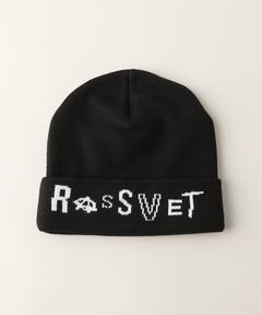 RASSVET ラスベート　ニットキャップ セール】【RASSVET/ラスベート】 LOGO BEANIE KNIT：ニット