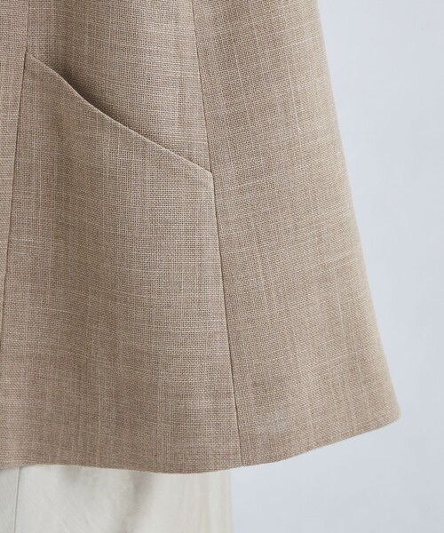 green label relaxing（グリーンレーベルリラクシング）の「リネンライク ベスト（ベスト・レディース・ネイビー/ベージュ・FREE）」の22枚目の写真